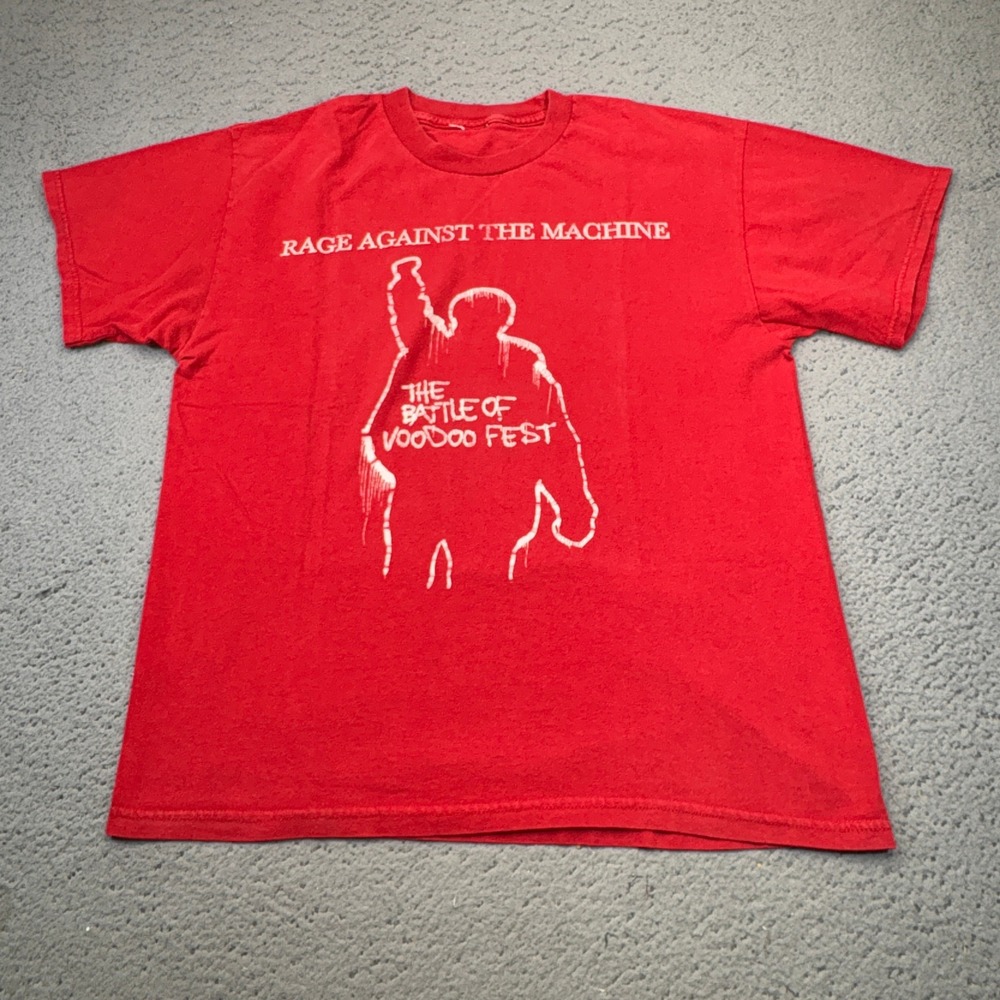 Rage Against The Machine Shirt Mens Medium Voodoo Fest 2007 New Orleans RATM